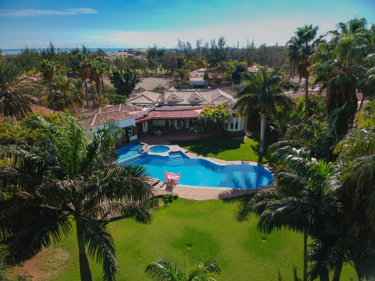 Maspalomas Golfside Luxury Villa San Bartolomé Dış mekan fotoğraf